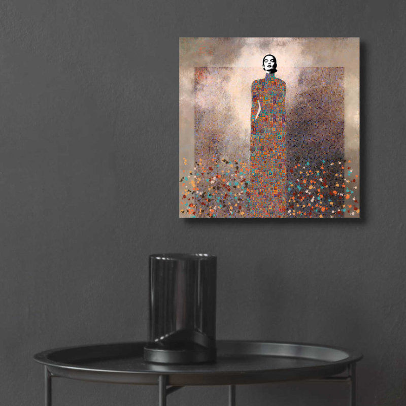 «Esta es mi Musica» par Jose Cacho, art mural en verre acrylique, H 12 po x l 12 po x P 0,13 po