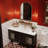 Light luxury retro bathroom cabinet