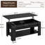 Lift Top Four Leg Coffee Table with Storage-620680154-661180116