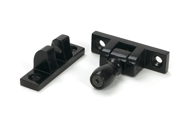 Mushroom Brighton Fastener - Narrow (Square), Black