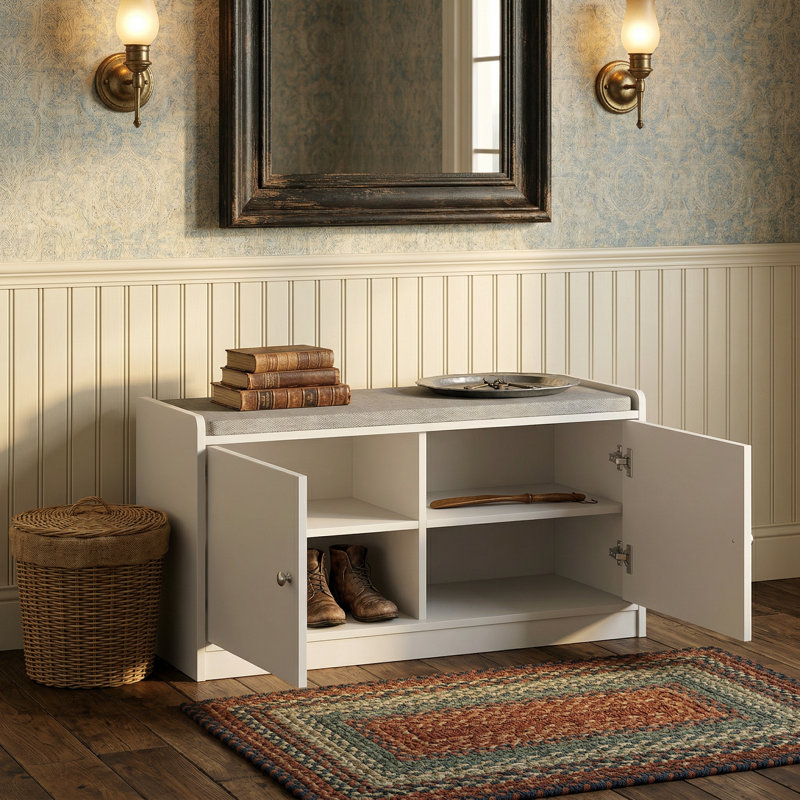 8 Pair Shoe Storage Bench