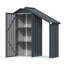 Waterproof Outdoor Storage Cabinet With Shelves And Firewood Rack