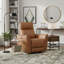  Oslo Antelope Finish Leather Zero Gravity Recliner With Zero-friction Motion, No-gap Comfort, Integrated Usb Type-a Charging Port