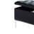 Mandra Black Velvet Storage Bench With Metal Legs