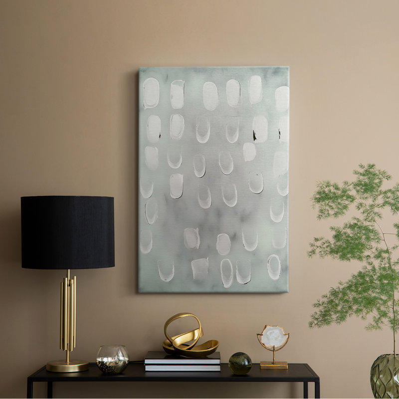 Série ABSTRACT DCCLXV III - Toile tendue avec châssis Premium - Prêt à être accroché, H 48 po x l 32 po