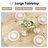43.3'' Round Pedestal Dining Table-2129888154