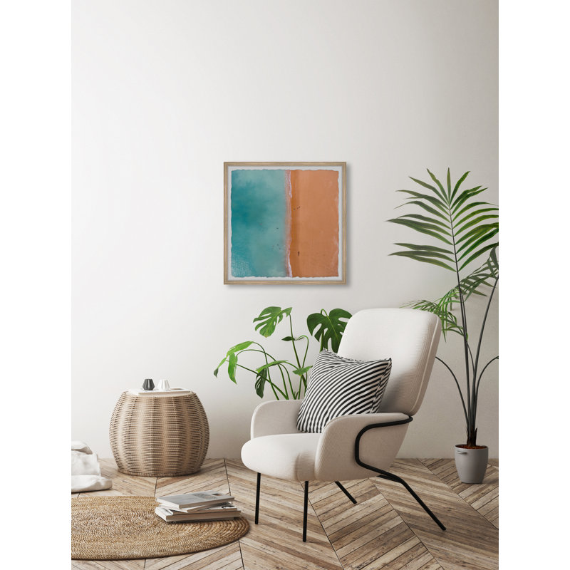 Sea Paradise 1 Piece Single Picture Frame Painting, 41 cm H x 41 cm W