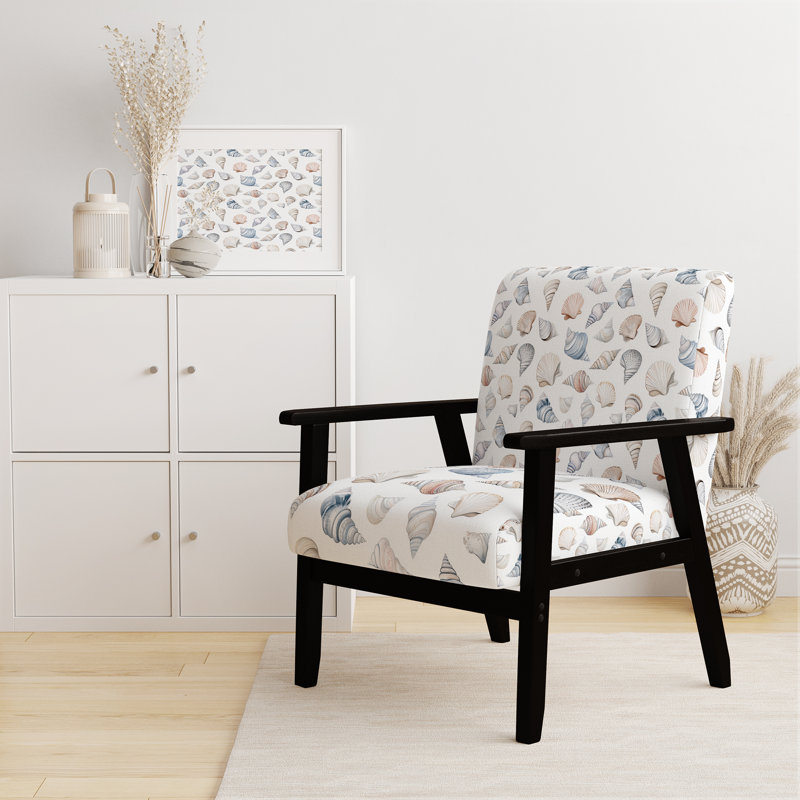 Chaise d'appoint à imprimé animalier, Accoudoirs carrés noirs