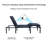 Loressa Adjustable Bed Base - Three Fold-TXL-Motorized Head and Foot Incline - Twin LX, 78.3'' L x 36.2'' W x 14.2'' H, and 1pcs Under Bed Storage With Wheels