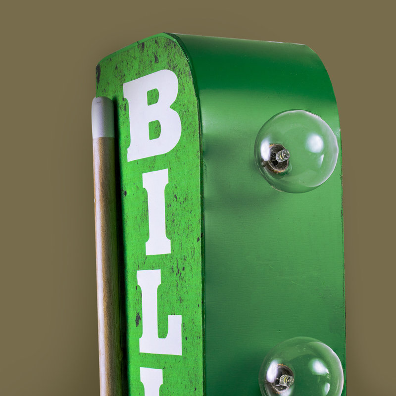 Billiards Pool Cue LED Marquee Sign