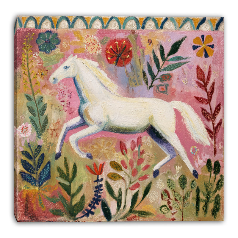 Art mural sur toile pastel, L 40 po x H 40 po x P 1,5 po