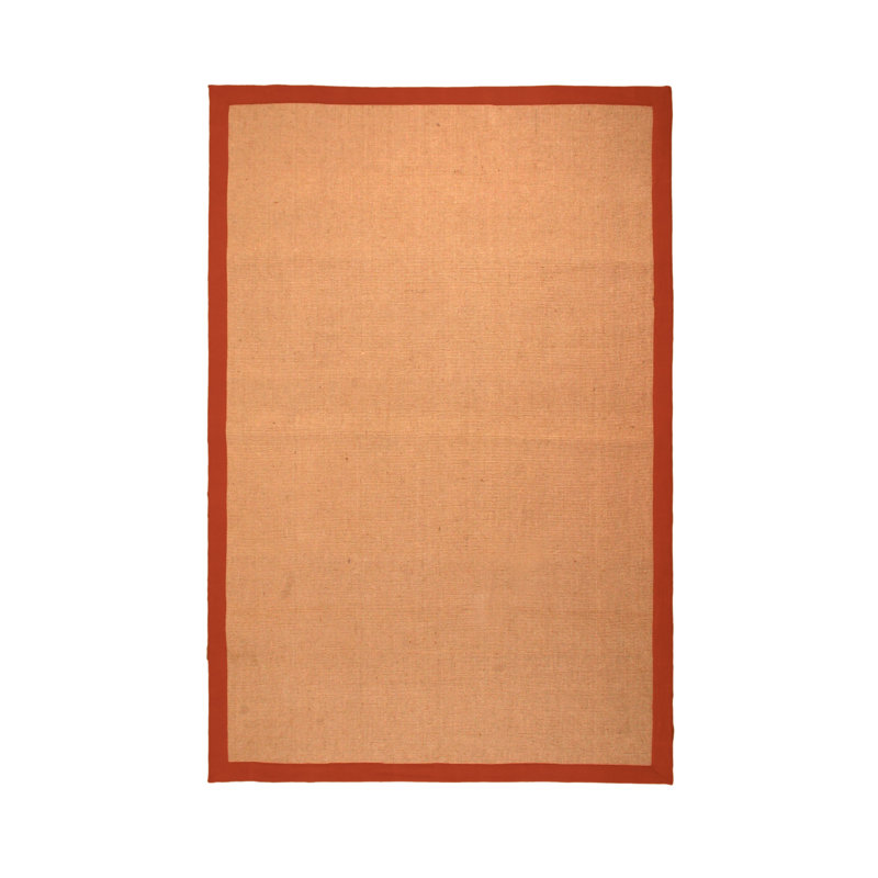 Tapis rouille noué à la main Malden, Rectangle 4 pi x 6 pi