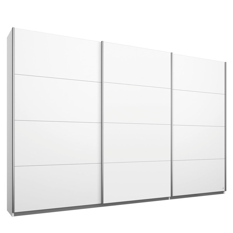 Kulmbach 3 Sliding Door Wardrobe INCL. Delivery and Assembly, 210 cm H, White