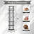 Rotating 360° Bookshelf Tower, Stackable Spinning Bookcase, Space‑Saving Revolving Round Shelf, Floor Standing Swivel Corner Organizer, Black-1514050641