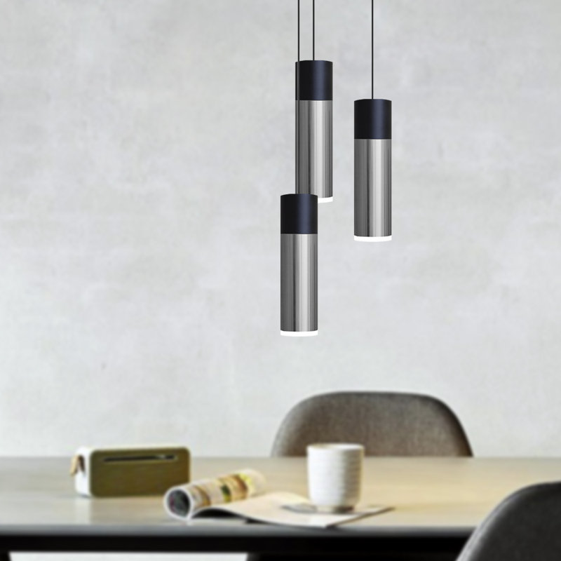 Costigan 3 - Light Cluster Pendant, Nickel