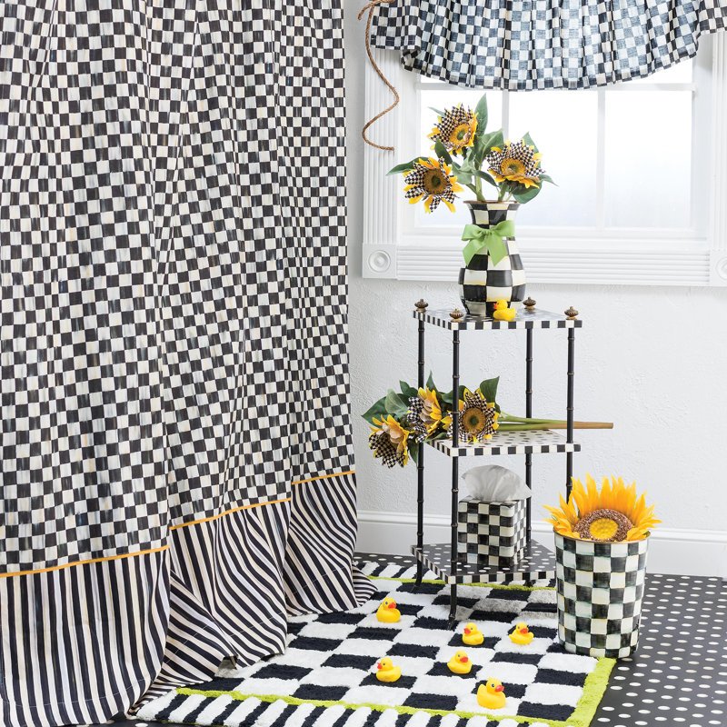 Courtly Check® Tab Top Cafe Curtain