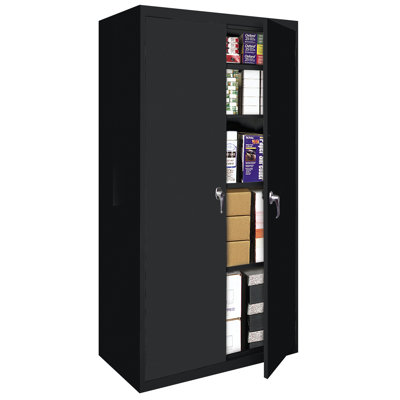 Armoire de rangement à tablette fixe