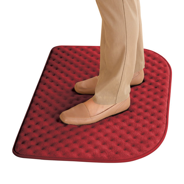 Wayfair Basics Bouley Comfort Standing Anti-Fatigue Mat Wayfair Basics Color: Truffle, Mat Size: 1'8 x 2'8