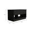 Banc de rangement Hamilton, deux tablettes ouvertes, deux tiroirs --1551730984