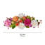 Élégant guirlande de pivoines artificielles 30 po et de dahlia - Chemin de table en soie fabriqué à la main et guirlande avec baies pour le mariage, le foyer et le linteau