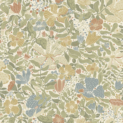 Harriette Floral Wallpaper