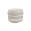 Pouf tressé 100% coton Grandcanyon, beige