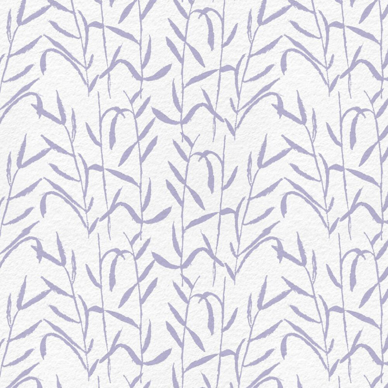 Botanic Square Pillow Cover & Insert, Hazy Lilac Floral, 22"H x 22"W