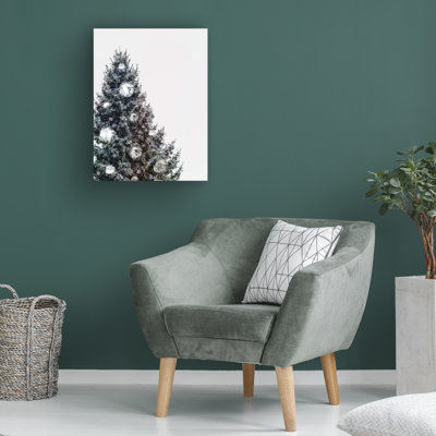 The Holiday Aisle® Victoria Barnes Disco Christmas Tree II Canvas Wall Art WAG37617