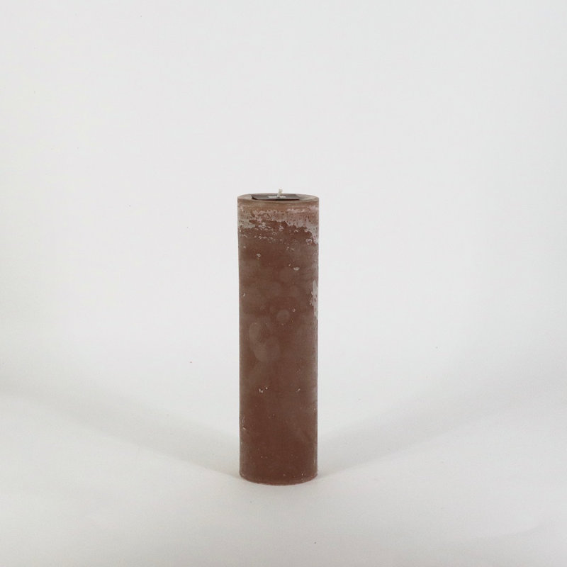 Bougie sans parfum, Opaque, H 9,85 po x l 2,75 po x P 2,75 po
