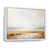 Cadre flottant blanc