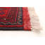 Tapis à main one-of-kind-noué la 2010 rouge/noir 4 pi 2 po x 6 pi zone de laine 4 po Esari Turkman