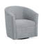 Fauteuil demi-tonneau pivotant en polyester 29,75 po Zaria-920806372
