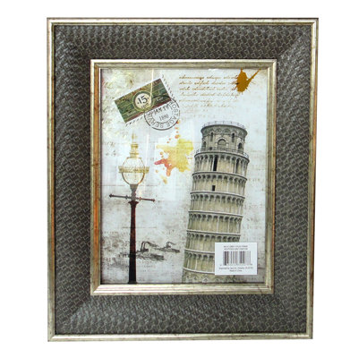 Gray Gilded Picture Frame