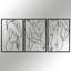 Élégant accessoire mural décoratif en métal, noir, 40,6 po x 19,7 po | Fabrication 100% métal, épaisseur: 0,05 pouce | Parfait pour la décoration intérieure, le design unique ajoute de l'élégance à n'importe quelle pièce