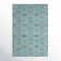 Lummus Machine Washable Damask Indoor / Outdoor Area Rug 