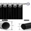 Jacky Silver Stainless Steel Adjustable Single Curtain Pole-1669591984