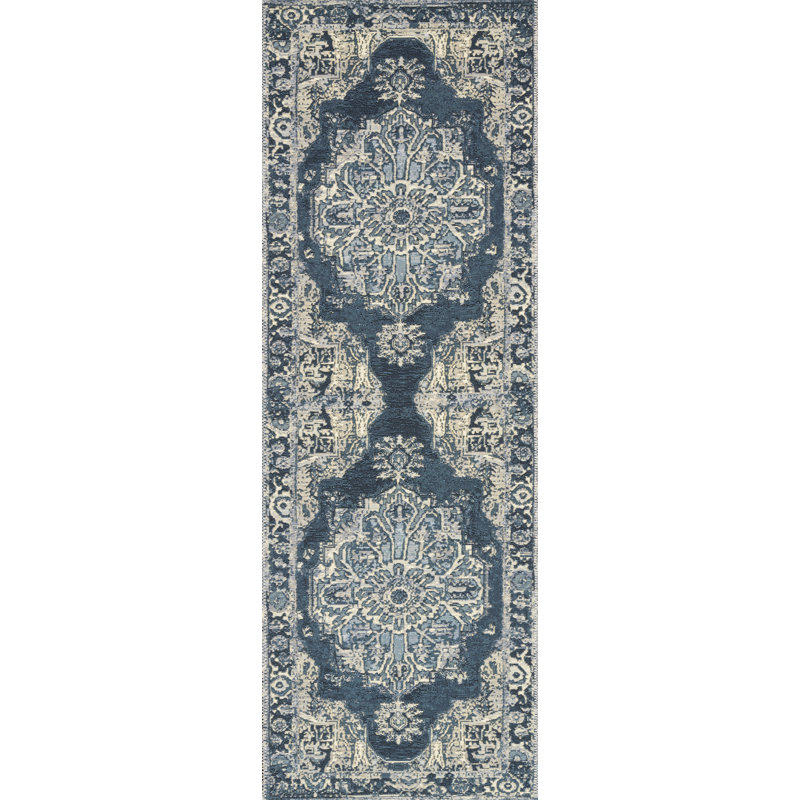 Pinafore Machine Woven Oriental Indoor / Outdoor Area Rug , Runner 2'5" x 11'2"