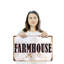 Enseigne en plastique 13 po x 20 po Farmhouse Street
