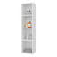 Armoire murale Cale, 4 tablettes, blanc