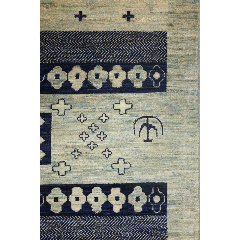 Tapis rectangulaire nouvel âge unique 11 pi x 13 pi 5 po One-of-a-Kind