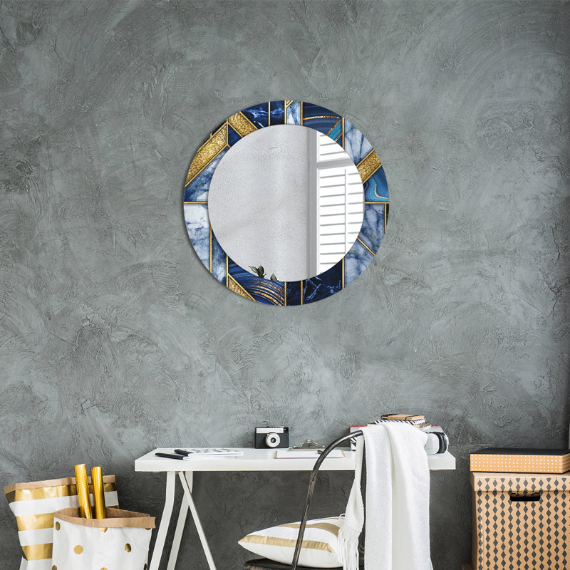 Huldar Glass Flat Wall Mirror