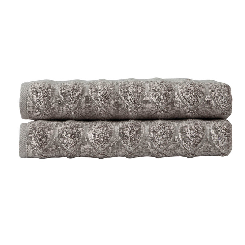 Ozgur   Midweight Jacquard Bath Towel, Brown