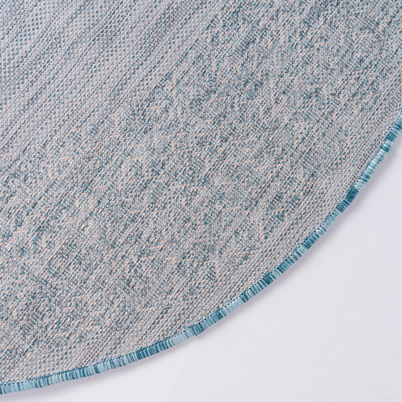 Kason Oriental Indoor / Outdoor Rug, Round 13'