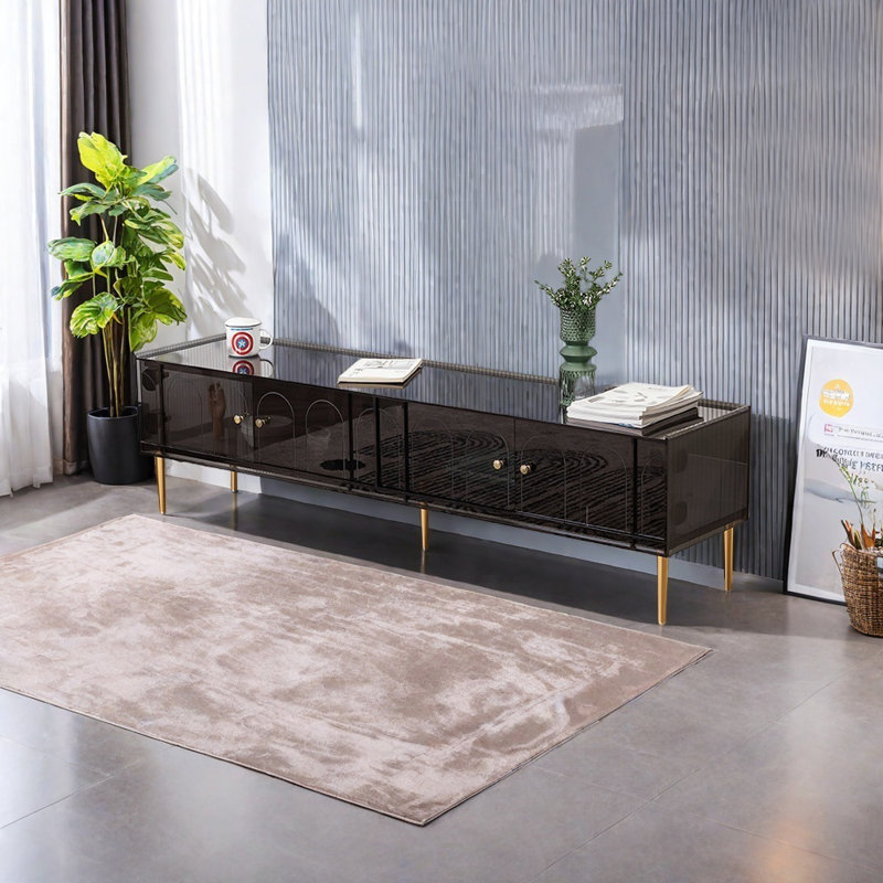 Meuble télé avec rangement de style américain