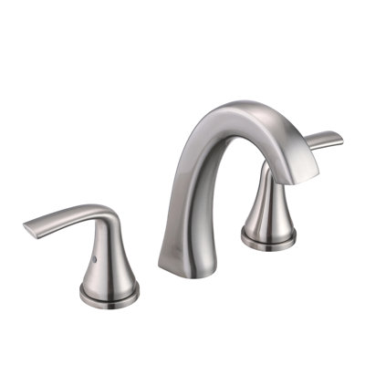 8 in. Widespread Double-Handle High-Arc Bathroom Faucet