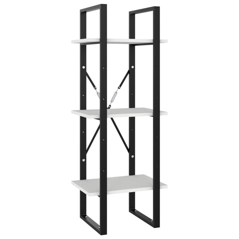 Bibliothèque Canne en bois d'ingénierie, Gris clair, (5 tablettes) H 68,9 po x l 31,5 po x P 11,8 po