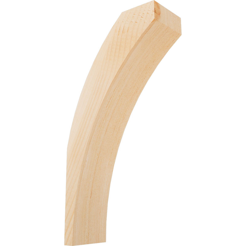 Genouillère Thorton, Sapin Douglas de 3 1/2 po (lisse), 8 po X P 16 po H
