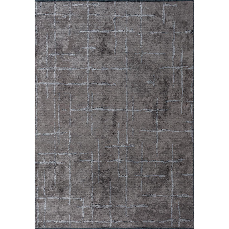 Modern Loose Abstract Stripes, Square 9'