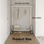 Adjustable Rolling Clothing Rack