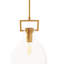 Aerick 1 - Light Gold Bowl Pendant
